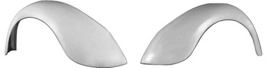 F202W 1949-1977 VW Beetle and 1971-1979 VW Super Beetle NON-FLARED 2" Wider Than Stock Rear Fenders, Smooth No Indentions For Tail Lights-PAIR 