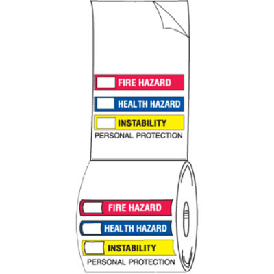 Illustration of the Right To Know Labels, Paper, 250/Roll