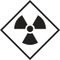 Image of  a "Radiation" Hazard Panel.