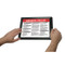 Picture of a plastic poster frame containing an Emergency First Aid poster (not included).