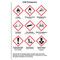 Enlarged image of the right side of the poster explaining GHS pictograms.