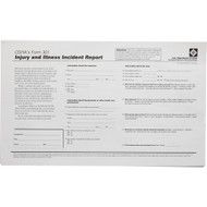 Photograph of blank OSHA 301 record keeping form.