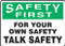 A drawing of the sign as described in the product description.