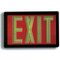 Picture of the Self-luminous Tritium-powered Exit Sign with a Black frame.