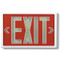 Picture of the Self-luminous Tritium-powered Exit Sign with a White frame.