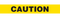 A yellow and black photograph of a 05300 barricade tapes, reading caution.