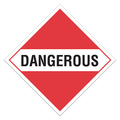 Dot Hazardous Material Placards Dangerous For Mixed Loads
