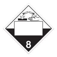 Preprinted 4 Digit DOT Placards, 100/pkg