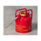 Photograph of red eagle dot transport type ii safety can with pour spout and 5 gallon capacity.