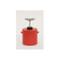 A photograph of red 02141 polyethylene eagle safety plunger cans with 4 quart capacity.