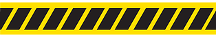 A drawing of an unrolled section of yellow/black striped barricade tape.