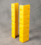 A photograph of yellow 02241 eagle corner protectors, set of two 42" height.