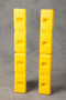 A photograph of yellow 02241 eagle wall protectors, set of two 42" length.