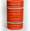 Photograph of single red 9" round eagle column protector.