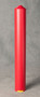 Photograph of red eagle sooth bollard post sleeve.
