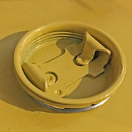 A photograph of a 02365 vent plug installed on an Eagle flammable cabinet.