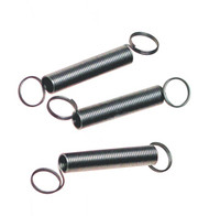 A photograph of three stainless steel CG-110 springs.