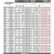 Chart with inner and outer dimensions of Academy Cabinets.