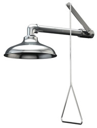 A photograph of a Guardian G1691 Emergency Shower, Horizontally Mounted, All-Stainless Steel.