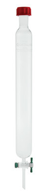 A photograph of a representative CG-1192 chromatography column with PTFE stopcock and Rodaviss® joint.
