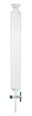 A photograph of a representative CG-1199 Chromatography Column w/ Spherical Upper Joint and Fritted Disc.