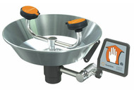 A photograph of a Guardian G1750 Eye/Face Washes, Wall Mounted, Stainless Steel Bowl.