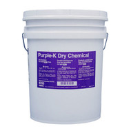 A picture of a 50 lb pail of Ansul Purple-K Class BC Extinguisher Powder.