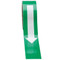 A photograph of a roll of green and white 06403 directional arrow tape.