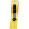 A photograph of a roll of yellow and black 06403 directional arrow tape.