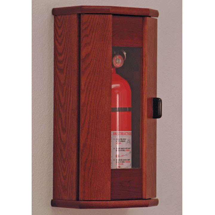 Wooden Fire Extinguisher Cabinets Acrylic Front 5 Lb Safety