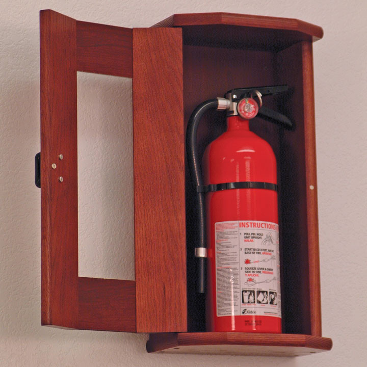 Larsen S Architectural Series Semi Recessed Fire Extinguisher Cabinets
