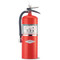 A photograph of a 5 pound Amerex Halotron I Fire Extinguisher.