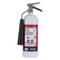 A photograph of a 5 pound Badger Model B5V-2 MR Non-Magnetic Carbon Dioxide Fire Extinguisher.