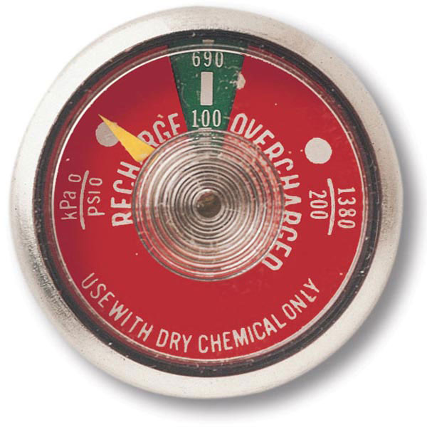 Details about   Lot of 1-195# psi Pressure Gauge For Portable Dry Chemical Fire Extinguisher 