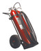 A photo of an Ansul 100 lb dual cylinder CO2 Wheeled Fire Extinguisher.