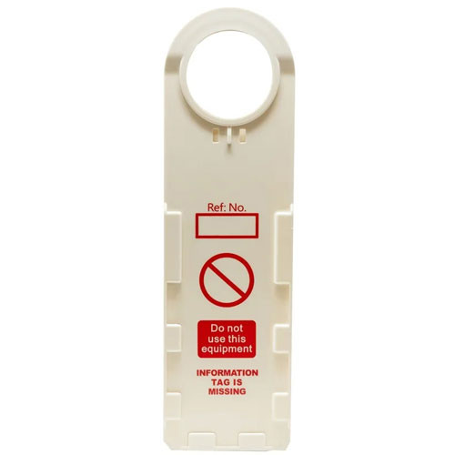 Photograph of Scaffold Inspection Tag Holder.