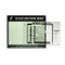 A photograph of transparent insert in use.  A map printed in the clear insert is being loaded into a frame.