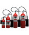 A group photo of 5, 10, 15 and 20 lb Ansul Sentry CO2 extinguishers.
