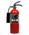 A photo of a 5 lb aluminum shell Ansul Sentry carbon dioxide extinguisher.