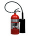 A photo of a 10 lb aluminum shell Ansul Sentry carbon dioxide extinguisher.