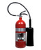 A photo of a 10 lb steel shell Ansul Sentry carbon dioxide extinguisher.