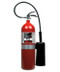 A photo of a 15 lb steel shell Ansul Sentry carbon dioxide extinguisher.