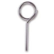 A photograph of a 09825 fire extinguisher single point pull pins, with 25 or 100 per bag.