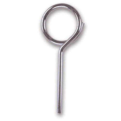 A photograph of a 09825 fire extinguisher single point pull pin.