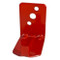 A photograph of a red 09860-10 universal 10-15 lb gallon wall hanger hook.