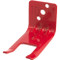Red 3.75" fork-style hanger hook  for 5-13 lb extinguishers