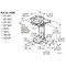 Dimensional drawing of the Ansul 79456 Vehicle Bracket for 10 and 15 lb CO2 Extinguishers.