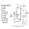 A dimensional drawing of an Ansul 435793 Vehicle Bracket For A10S Extinguishers.