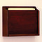 Picture of mahogany privacy 1 pocket file/chart holder.  Files not included.