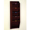 Picture of mahogany privacy 5 pocket file/chart holder.  Files not included.